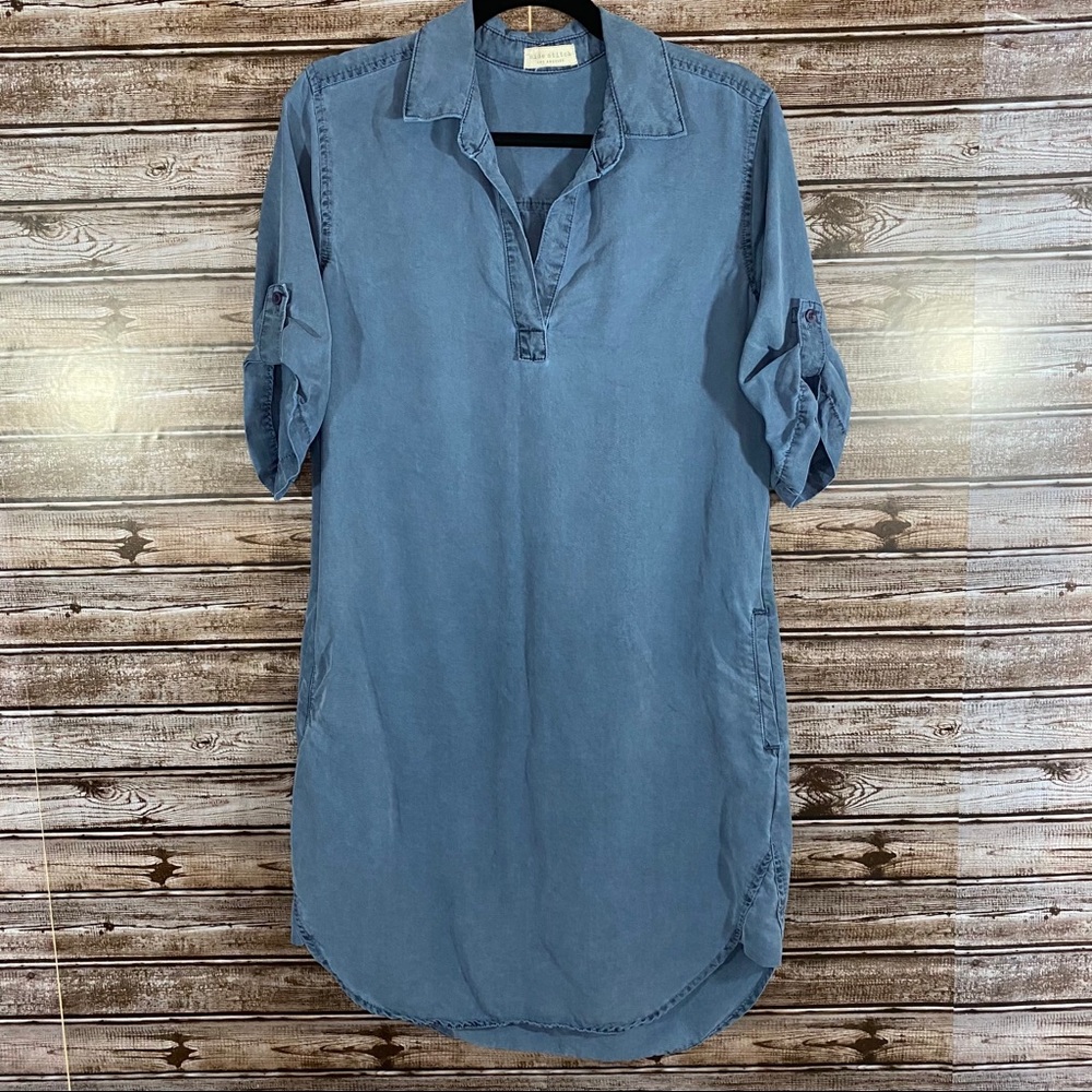 Side Stitch- Casual Shirt Dress